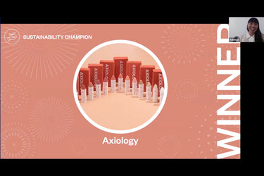 Axiology wins Beauty Independent 2020 Beacon Award for Sustainability